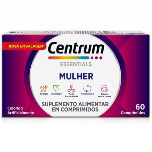 Centrum Polivitamínico Vitaminas Mulher de A a Z – 60 comprimidos