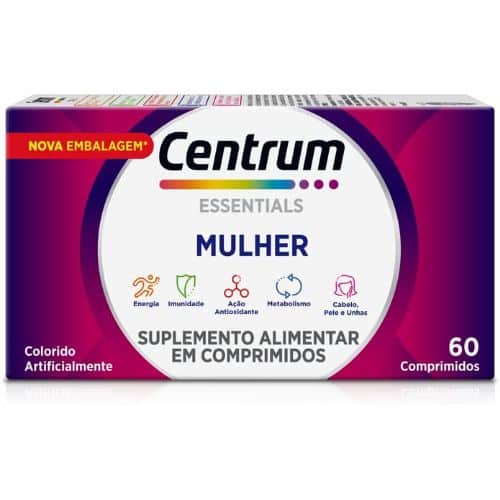 Centrum Polivitamínico Vitaminas Mulher de A a Z - 60 comprimidos