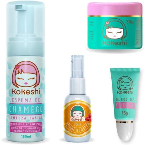 Kit Skincare Rosa Mosqueta Kokeshi