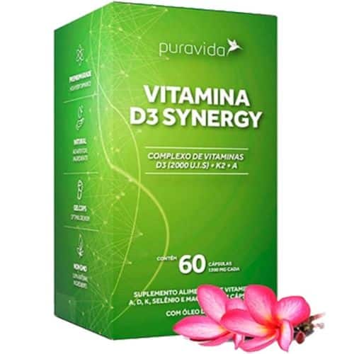 VITAMINA D3 SINERGY (Vitaminas D3 2000ui+k2+A)