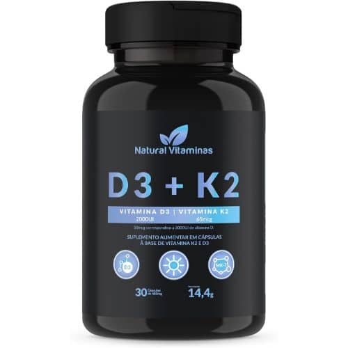 Vitamina D3 + K2 (MK-7) Suporte imunológico