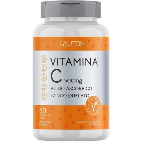 Vitamina C 500mg + Zinco Quelato Bisglicinato 7mg (Clinical Series) 60 Cápsulas